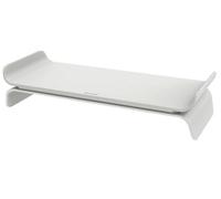 Leitz Ergo Adjustable Monitor Stand, Monitor Riser with Two Height Settings, Light Grey, 65040085