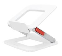 Leitz Ergo Adjustable Multi-Angle Laptop Stand 63% recycled plastic. Product type: Laptop stand Product colour: White Minimum notebook screen size compatibility: 33 cm (13"). Width: 253 mm Depth: 258