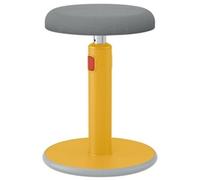 Leitz Ergo Cosy Active Sit/Stand Stool 370x370x690mm Warm Yellow