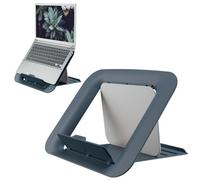 Leitz Ergo Cosy Adjustable Ergonomic Portable Laptop Riser Stand 317 X 53 X 255mm For Home Office In Velvet Grey