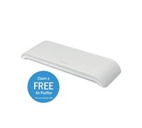 Leitz Adjustable Ergonomic Mouse Wrist Rest, Desktop Foam Cushioned Wrist Support Pad, For Left Or Right Handed Users, Ergo Cosy Range, Light Grey, 64830085