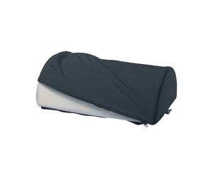 Leitz Ergo Cosy Foot Rest 260x405x140mm Velvet Comfort Portable Grey 53710089