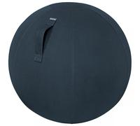 Leitz Active Sitting Ball, Ergonomically Designed Desk Chair Alternative, 65cm Diameter, Includes Fabric Ball Cover, Hand Air Pump & 2 x Plugs, Ergo Cosy Range, Velvet Grey, 52790089