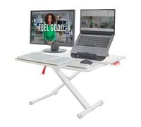 Leitz Ergo Cosy Standing Desk Converter with sliding tray, Grey