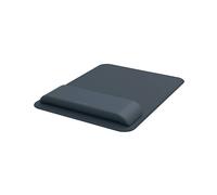 Leitz Ergo Mouse Pad with Adjustable Wrist Rest, Two Height Settings, Velvet Grey/White Computer Mouse Mat, 65170089