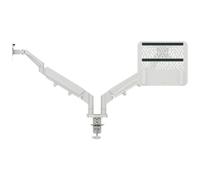 Leitz Ergo Space-Saving Dual Monitor and Laptop Arm Light Grey
