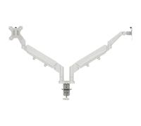 Leitz Ergo Space Saving Dual Monitor Arm Light Grey
