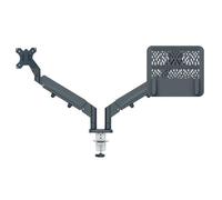 Leitz Ergo Space Saving Dual Monitor & Laptop Arm