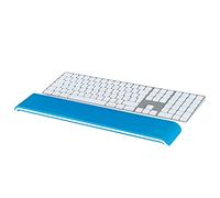 Leitz Ergo WOW Adjustable Keyboard Wrist Rest, Two Height Settings, Blue/White, 65230036