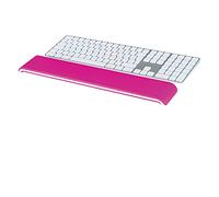Leitz Ergo WOW Adjustable Keyboard Wrist Rest, Two Height Settings, Pink/White, 65230023