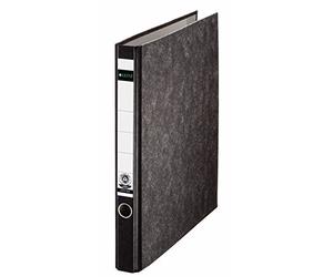 Leitz Esselte 10400000 Ring Binder Hard Cardboard 2 Rings A4 35 mm Black