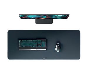 Leitz Extra Large Gaming Desk Mat 53840089 Dark Grey Matt 100 x 40 cm Rollable Soft Polyester
