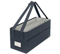 Leitz Fabric Hot Desking Work Bag 6444 Foldable With Carry Handles Grey 465 x 210 x 200 mm