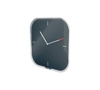 Leitz Glass Wall Clock, Cosy Range, Velvet Grey, 90170089,32 x 32 x 5 cm