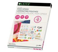 Leitz High Speed A4 125 Microns Laminating Pouches 100 Units Clear