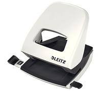 Leitz Hole Punch WOW 50081001 Metal 2-Hole 30-Sheet Capacity White