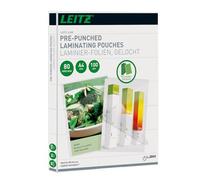 Leitz A4 Multiperfored 80 Microns Laminating Pouches 100 Units Clear Kids