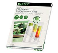 Leitz iLAM 80 Microns A4 Pre-Punched Laminating Pouches (Pack of 100) Standard M