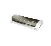 Leitz 73681089 iLam A4 Laminator, Ideal for Home Office - Metallic Dark Grey