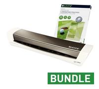 Leitz 74401089 iLam A3 Laminator, Ideal for Home Office - Metallic Dark Grey