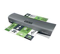 Leitz iLAM Office Pro A3 Laminator - Ultra-Fast 1-Minute Warm-Up, 75-125 Micron, Smart LED Status, Entry Guide LEDs, Anti-Jam, Auto Shut-Off, Includes 5 x A4 Laminating Pouches, Grey/ White, 75181084