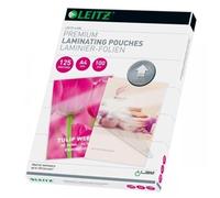 Leitz 74810000 Laminating Pouches Made Of 125 Micron Thick Material (Transparent, Glossy, A4 And Udt), Pack Of 100