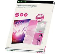 Leitz iLAM Quality Laminating Pouches 33950 A3 Glossy 125 microns (2 x 125) Transparent Pack of 100