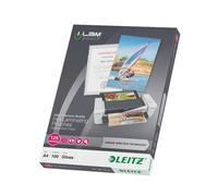 Leitz iLAM Ultra-premium Glossy A4 Laminating Pouches with UDT 125 microns Pack of 100