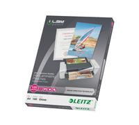 Leitz iLAM Ultra-premium Glossy A4 Laminating Pouches with UDT, 125 microns, Pack of 100