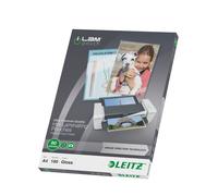Leitz iLAM Ultra-premium Glossy A4 Laminating Pouches with UDT, 80 microns. Pack of 100.