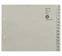 Leitz Index Divider Sheets, Alphabetical Tabs (A-Z) A4 Paper for 12 Folders