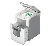 Leitz Paper Shredder IQ Autofeed Small Office P4 - Cross Cut, 100-sheet, 34L, White, 80110000