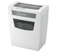 Leitz IQ Home Office Cross Cut Paper Shredder, Shreds 12-10 Sheets (70-80 gsm), 23L Bin, White, 80091000