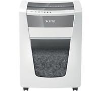 Leitz Iq Office Pro P5 Micro Cut Paper Shredder, Shreds 17-15 Sheets (70-80 Gsm), 30L Bin, White, 80051000