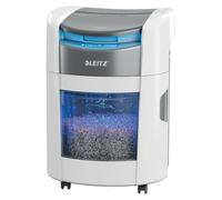 Leitz IQ OptiMax Micro-Cut Paper Shredder P5, Shreds 150 Sheets Autofeed