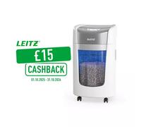 Leitz IQ OptiMax Small Office 350 Micro Cut Paper Shredder Security P5