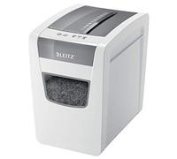 Leitz Cross Cut Paper Shredder IQ Slim Home Office, Shreds 11-10 Sheets (70-80 gsm), 23L, White