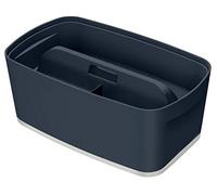 Leitz L:MyBox Small with Lid + Organise w. handle Cosy velvet grey Mailorder, Darkgray