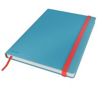 Leitz Large (B5) Ruled Hardcover Notebook, 80 Sheet, Cosy Range, Calm Blue, 44830061