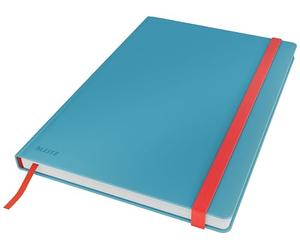 Leitz Large (B5 Squared Hardcover Notebook, 80 Sheet, Cosy Range, Calm Blue, 44820061