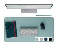 Leitz Large Desk Mat - Waterproof Desk Protector, Non-Slip Writing Pad, Keyboard & Mouse Mat, Office & Home Desk Cover, Durable, Scratch-Resistant, Easy to Clean, PVC (80x40cm, Mint)