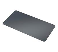 Leitz Large Leather Desk Mat - Recycled Leather Desk Pad, Non-Slip Mat, Premium Writing Pad, Keyboard & Mouse Mat, Laptop Desk Protector for Office & Home, Blotter, Eco-Friendly (70x36cm, Dark Grey)