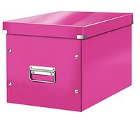 Leitz Box Click & Store WOW Cube Large Storage Box Pink 61080023