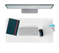 Leitz Large Transparent Desk Mat - Matt Desk Protector, Waterproof Mat, Laptop Desk Cover for Office & Home, Easy to Clean, Scratch-Resistant, PVC (70x36cm, Transparent)