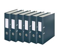 Leitz Lever Arch File 180 Cosy A4 80mm Velvet Grey (Pack 6) - 10610089