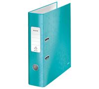 Leitz Wow 180 Lever Arch File 80mm A4 Ice Blue (Pack of 10) 10050051