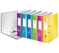 Leitz Lever Arch File, Assorted, A4, 80 mm spine width, WOW Range, 10051099