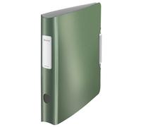 Leitz Lever Arch File, Celadon green, A4, Curved spine 6.5 cm width, Elastic fas