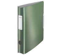 Leitz Lever Arch File, Celadon green, A4, Curved spine 6.5 cm width, Elastic fas