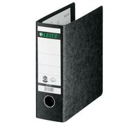 Leitz Lever Arch File Paper on Board A5 77mm Spine Width Upright Black